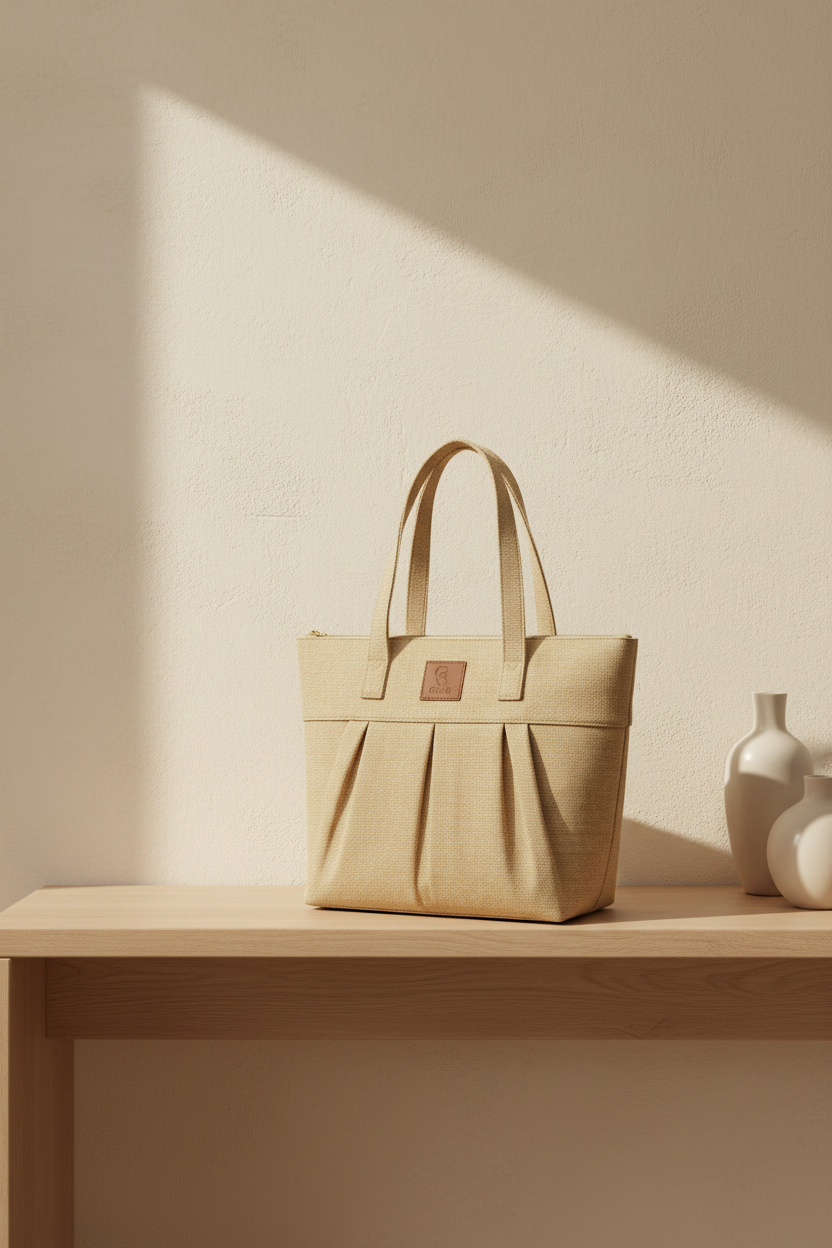 GabiG Tote Bag lifestyle — entryway console